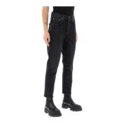 Slim-fit Jeans Agolde , Black , Dames