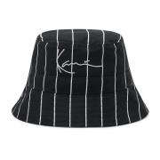 Signature Pinstripe Katoenen Overhemd Karl Kani , Black , Heren