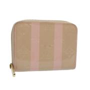 Pre-owned Leather wallets Louis Vuitton Vintage , Pink , Dames