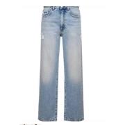 Straight Jeans Icon Denim , Blue , Dames
