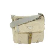 Pre-owned Nylon prada-bags Prada Vintage , White , Dames