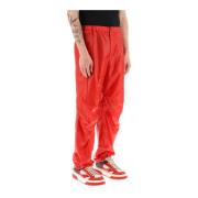 Straight Trousers Salvatore Ferragamo , Red , Heren
