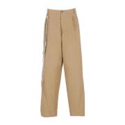 Wide Trousers Darkpark , Beige , Dames