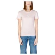 T-Shirts Calvin Klein Jeans , Pink , Dames