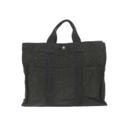 Pre-owned Cotton totes Hermès Vintage , Gray , Dames