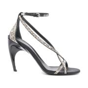 High Heel Sandals Alexander McQueen , Black , Dames