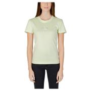 T-Shirts Calvin Klein Jeans , Green , Dames