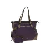 Pre-owned Fabric handbags Burberry Vintage , Purple , Dames