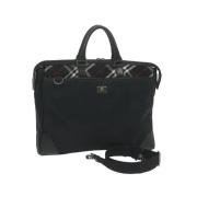 Pre-owned Fabric totes Burberry Vintage , Black , Dames