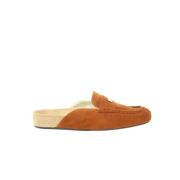 Moccasin mule cognac Ines De La Fressange Paris , Brown , Dames