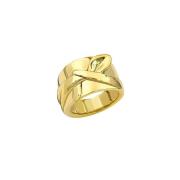 Vergulde Victoria Tie Ring Ines De La Fressange Paris , Yellow , Dames