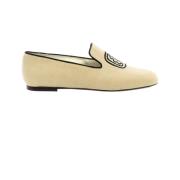 Geborduurde loafers Ines De La Fressange Paris , Beige , Dames