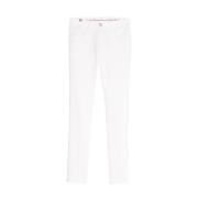 Bamboe slim fit witte katoenen jeans x Notify Ines De La Fressange Par...