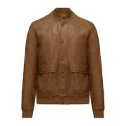 Leather Jackets BomBoogie , Brown , Heren