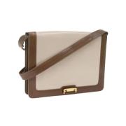 Pre-owned Leather shoulder-bags Salvatore Ferragamo Pre-owned , Brown ...