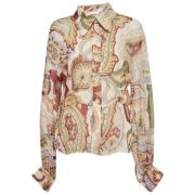 Pre-owned Silk tops Chloé Pre-owned , Multicolor , Dames