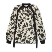 Bloementop Max Mara , Black , Dames