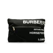 Pre-owned Fabric clutches Burberry Vintage , Black , Dames