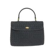 Pre-owned Suede handbags Bally Pre-owned , Black , Dames