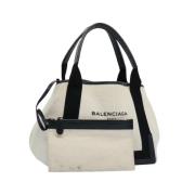 Pre-owned Canvas balenciaga-bags Balenciaga Vintage , Beige , Dames