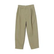 Cropped Trousers Agolde , Green , Dames