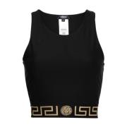 Tops Versace , Black , Dames