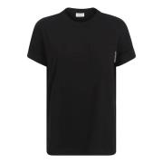 Zwarte T-Shirt Collectie Brunello Cucinelli , Black , Dames