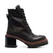 Ankle Boots See by Chloé , Black , Dames