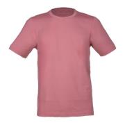 Vintage Roze T-shirt met Zijopeningen Gran Sasso , Pink , Heren