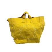 Pre-owned Canvas totes Stella McCartney Pre-owned , Yellow , Dames