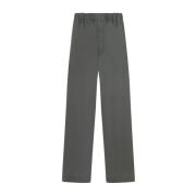 Wide Trousers Lemaire , Green , Dames