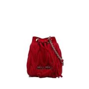 Pre-owned Suede shoulder-bags Miu Miu Pre-owned , Red , Dames