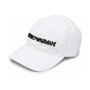 Stijlvolle Bianco Hat voor Mannen Emporio Armani , White , Heren