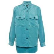 Pre-owned Corduroy outerwear Isabel Marant Pre-owned , Blue , Dames