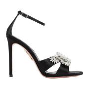 Crystal Margarita Sandalen Aquazzura , Black , Dames