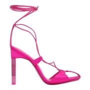 Adele Lace-Up Pump in Fuchsia The Attico , Pink , Dames