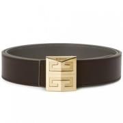 Omkeerbare Leren Riem 35mm Givenchy , Brown , Heren