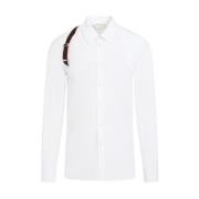 Witte Harnas Shirt Alexander McQueen , White , Heren