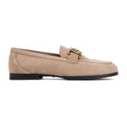 Cappuccino Loafer Rubberen Zool Tod's , Beige , Dames