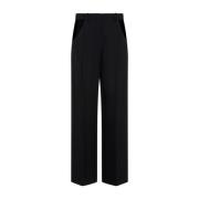 Wide Trousers Mugler , Black , Dames