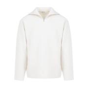 Zware Milano Ivoor Witte Pullover Auralee , Beige , Heren