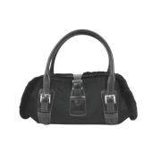 Pre-owned Fur handbags Loewe Pre-owned , Black , Dames