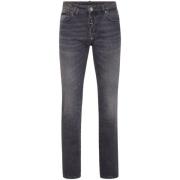 Slim-fit Jeans Philipp Plein , Gray , Heren