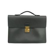 Pre-owned Leather louis-vuitton-bags Louis Vuitton Vintage , Green , H...
