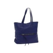 Pre-owned Leather totes Miu Miu Pre-owned , Blue , Dames