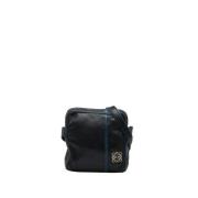 Pre-owned Leather shoulder-bags Loewe Pre-owned , Black , Dames