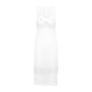 Kristal Jurk Bottega Veneta , White , Dames