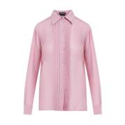 Zijden Batiste Shirt Lichtroze Tom Ford , Pink , Dames