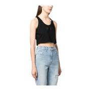 900C TOP Stijlvol Shirt Dsquared2 , Black , Dames