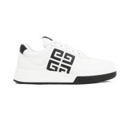 G4 Low-top Sneakers Zwart Wit Givenchy , White , Heren